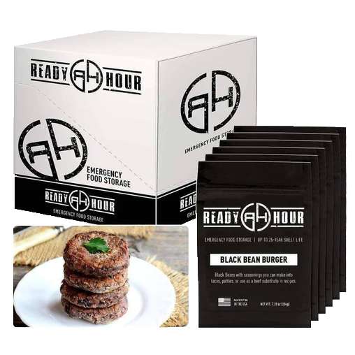 Ready Hour Black Burger Mix