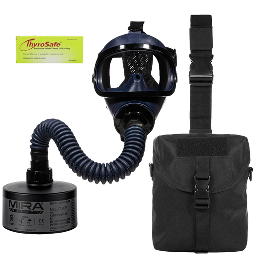 MIRA Safety Kids Gas Mask Nuclear Survival Kit