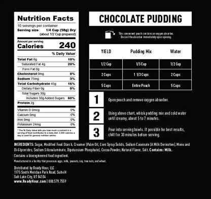 Ready Hour Chocolate Pudding Mix