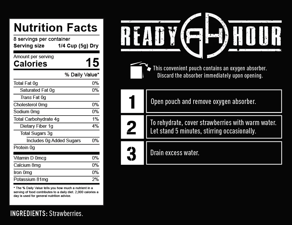 Ready Hour Freeze-Dried Strawberries