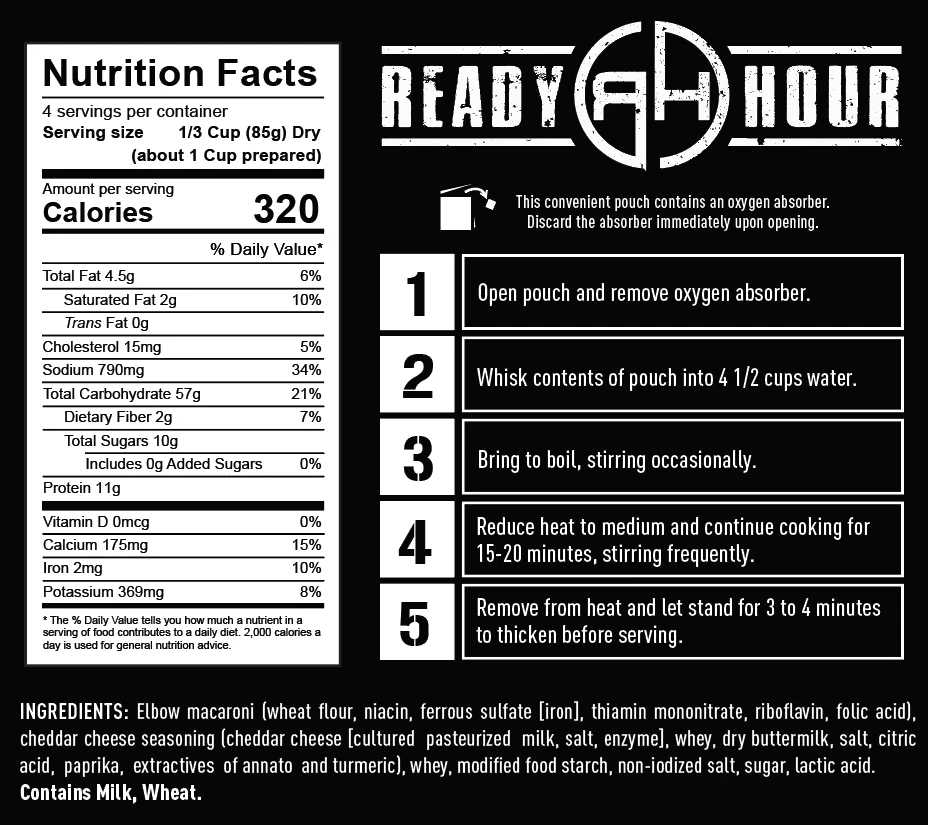 Ready Hour 1-Week Food Supply Ammo Can