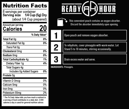 Ready Hour Freeze-Dried Pineapple